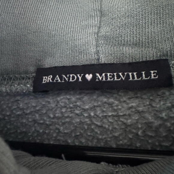Brandy Melville Gray St. Moritz Hoodie - Picture 3 of 4